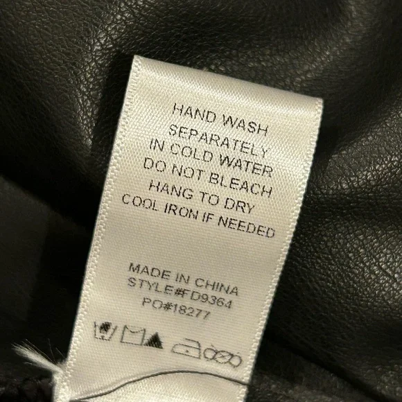 Fate Black Faux Leather Dress - Picture 11 of 11